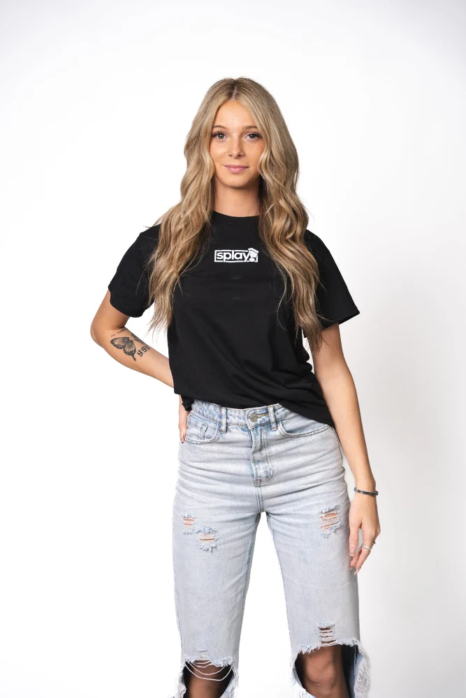 Classic Logo Box T-Shirt - Coal - Image 2
