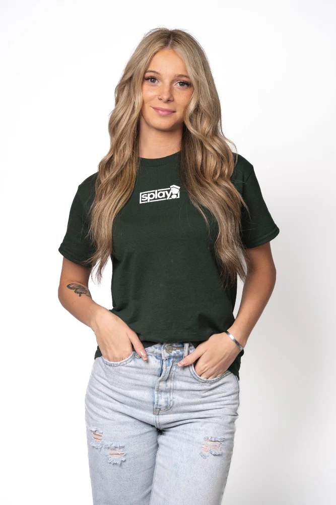 Classic Logo Box T-Shirt - Pine