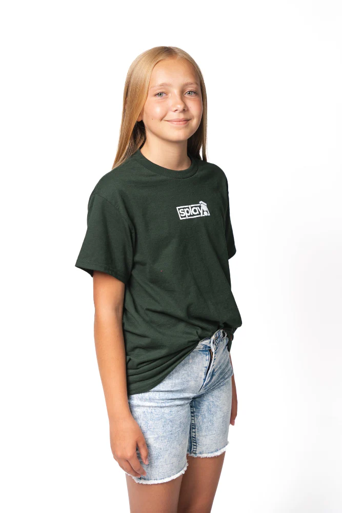 Classic Logo Box T-Shirt - Pine - Image 3