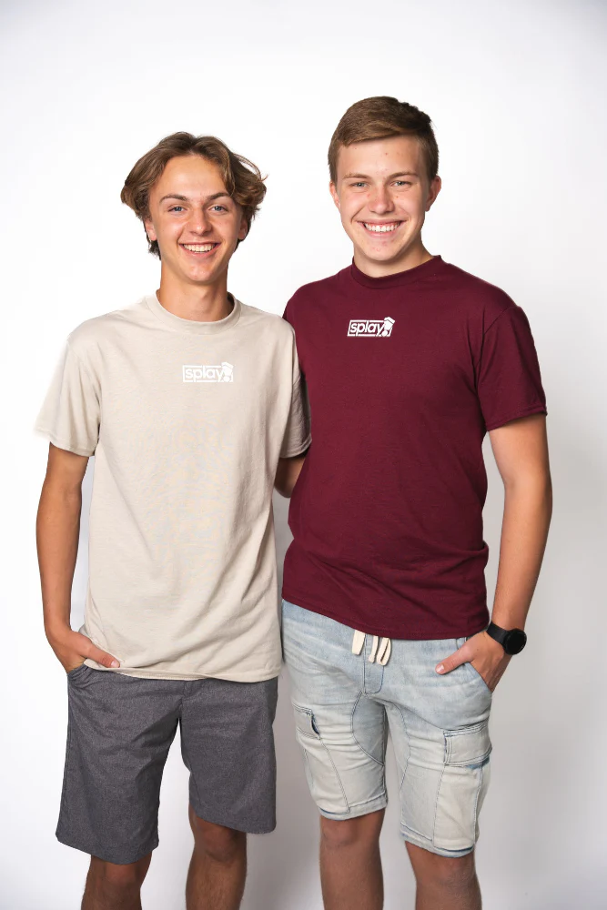 Classic Logo Box T-Shirt - Plum - Image 4