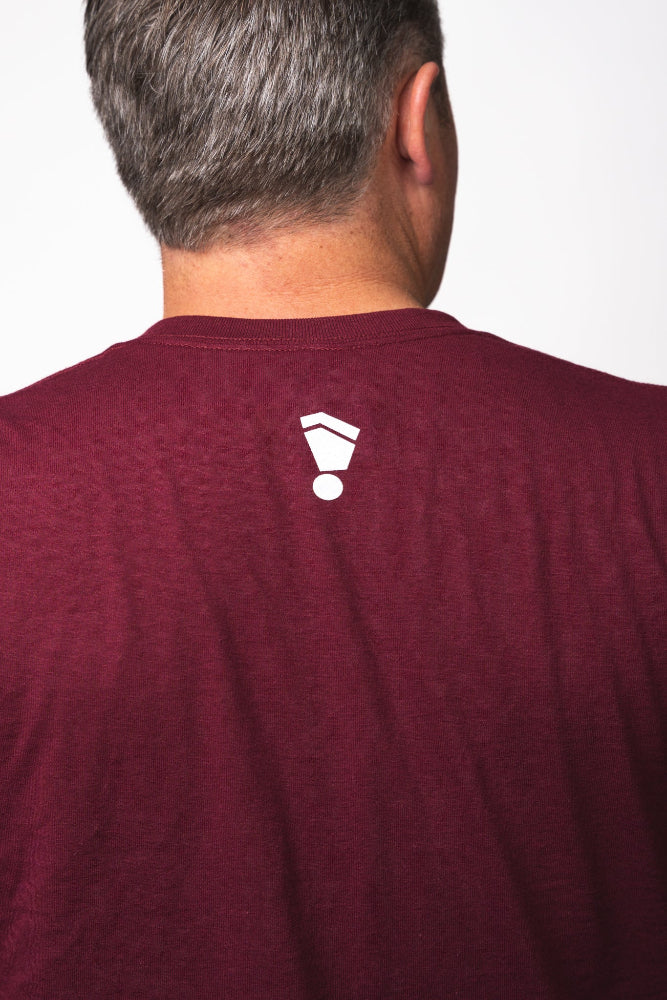 Classic Logo Box T-Shirt - Plum - Image 5