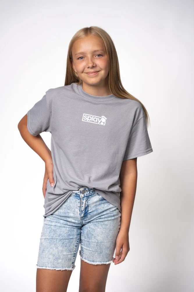Classic Logo Box T-Shirt - Stone - Image 4